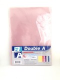DOUBLE A E310A A4單層膠快勞(0.18mm)(12個/包) 雜色