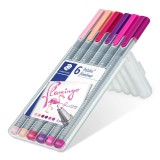 STAEDTLER triplus® fineliner 334 SB6SC6 三角幼線筆(6色套裝) 0.3mm