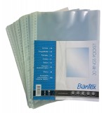 BANTEX 12030 30孔資料簿加頁(20張裝) 0.07mm 厚