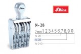 SHINY N-28 8位數字印 (7mm)