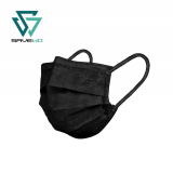 SAVEWO ClassicMask 三摺平面口罩 (黑色 30片/盒，獨立包裝）*175mm 中碼