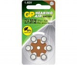 GP 助聽器電池ZA312 6粒咭裝