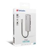 Verbatim 7-in-1 Type C 擴展器/讀卡器 - 66448