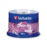 Verbatim DVD+R 4.7GB 50Pk Spindle 16x 