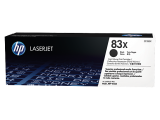 HP 83X 高容量黑色原廠 LaserJet 碳粉盒 (CF283X)