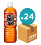 ASAHI - 朝日 天然解脂 普洱烏龍茶(樽裝) 600ml x 24支<原箱>