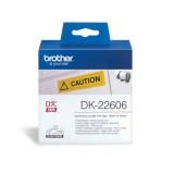 Brother DK-22606 卷裝連續黃色膠質標籤帶 62mm x 15.24M