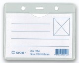 GLOBE GN706 105X70mm 橫身軟膠證件牌(淨牌)