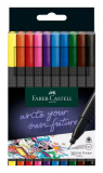 FABER-Castell 151610 Grip Finepen 三角幼線筆(10色紙盒裝) 0.4mm