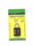 SELLERY 22-319 三位可調號碼鎖(31mm)