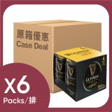 原箱健力士 4罐裝黑啤6 X 330 ML