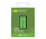 GP ReCyko+ 新一代綠色充電池 200 系列 200mAh 9V 1粒盒裝