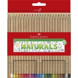 Faber-Castell 115024 Naturals 環保24色木顏色筆