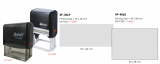 Deskmate RP-3069 訂造長方形回墨印章(29x68mm)