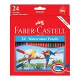 Faber-Castell 114464 24色水溶木顏色