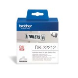 Brother DK-22212 卷裝連續白色膠質標籤帶 62mm x 30M