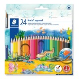 STAEDTLER Noris Club® aquarell 144 10NC24 水溶木顏色(24色+水彩筆)