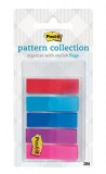 3M Post-it® 683-PLAID1S 5色膠質旗仔 (12 x 43mm) ** New **