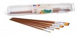 Primo Brushes Case 2 Round Tipped + 3 Flat Tipped 5支裝畫筆 - 1242P5A