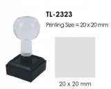 Deskmate TL-2323 訂造正方形光敏印章(20x20mm)