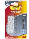 3M Command™ 17017CLR 無痕™ 透明電線夾