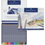 Faber-Castell 114624 24色水溶木顏色(鐵盒裝)