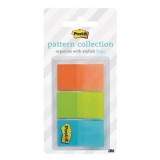 3M Post-it® 680-GEOS 3色膠質旗仔(24 x 43mm) ** New **