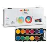 Primo 133A12MGM 水彩磚套裝12色 (附1毛筆+ 1白顏料)